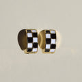 N&S Black & White Checkered Huggies