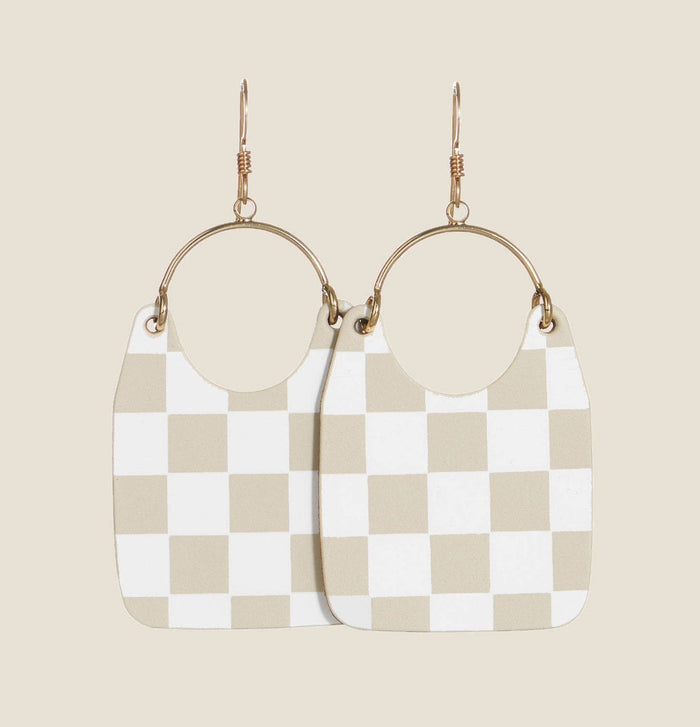 N&S Ecru Checkmate Charlies