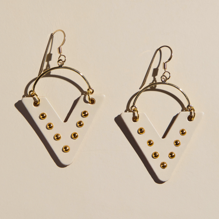 N&S Ecru Studded Sutton