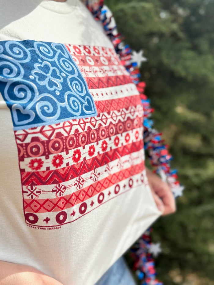 Paisley Flag Tee