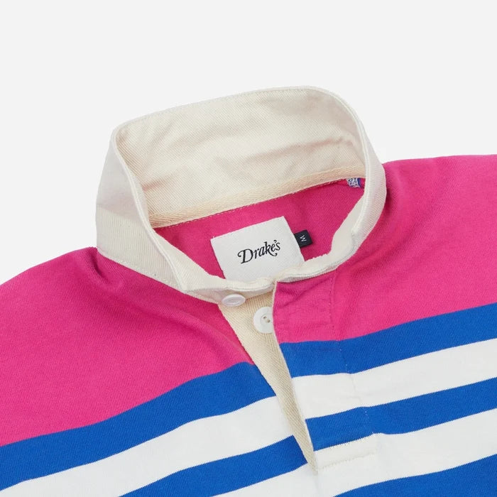 PASTEL RUGBY SHIRT - PINK/BLUE-MINT