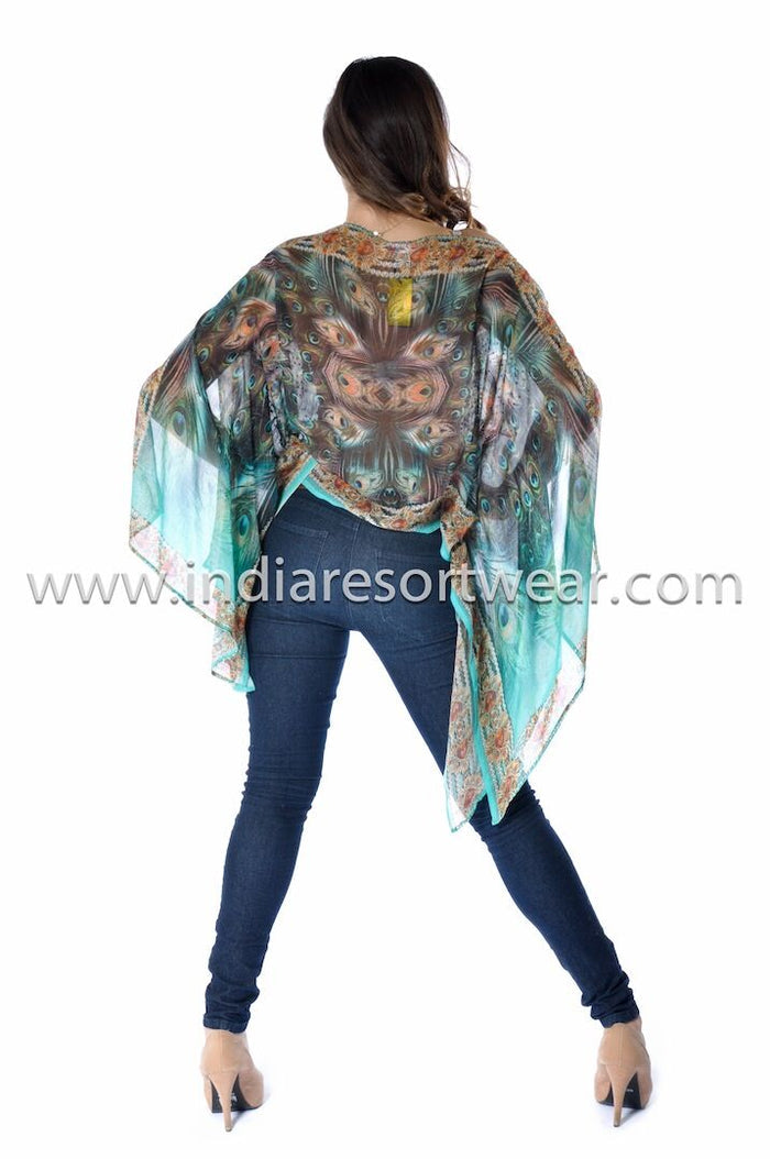 Peacock scarf