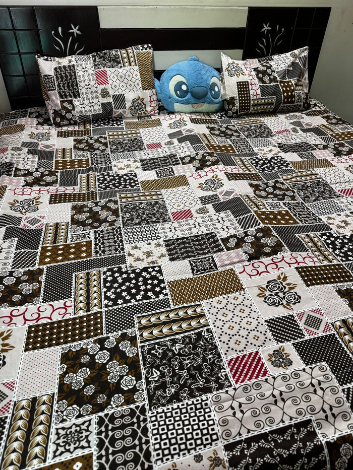 Pinterest Bedsheet ( patch work print )