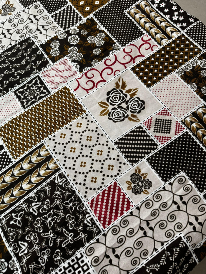 Pinterest Bedsheet ( patch work print )
