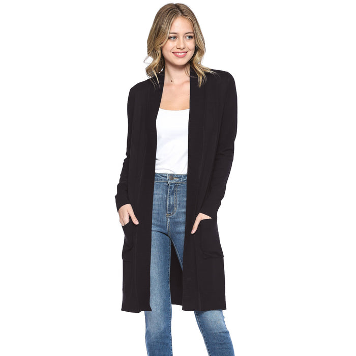 Plus Black Cardigan