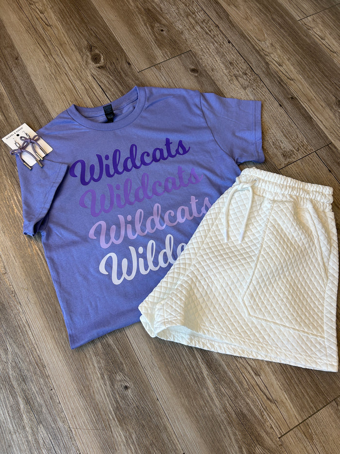 Purple Wildcat Tee