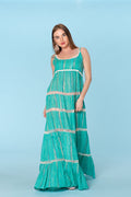 Ranee's turquoise holiday dress