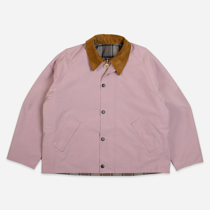 REVERSIBLE TRANSPORTER JACKET - ELDERBERRY/TARTAN