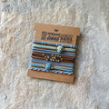 Rhinestone Hair Ties | Blue