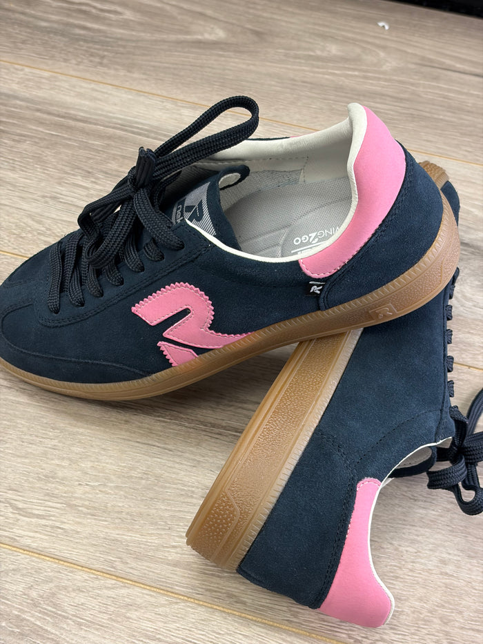 Rieker - Navy/Pink Trainer