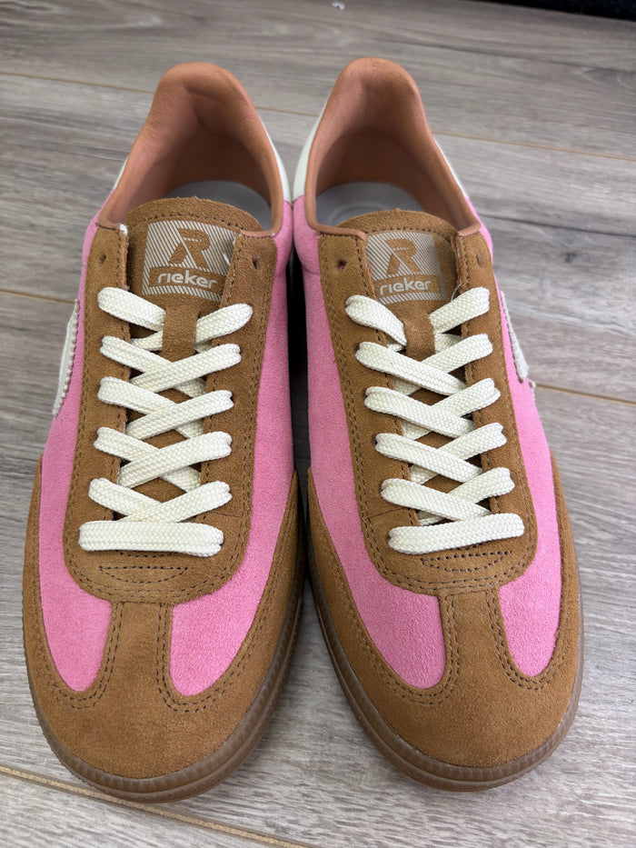 Rieker - Pink/Tan Trainer