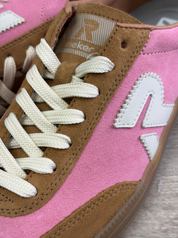 Rieker - Pink/Tan Trainer