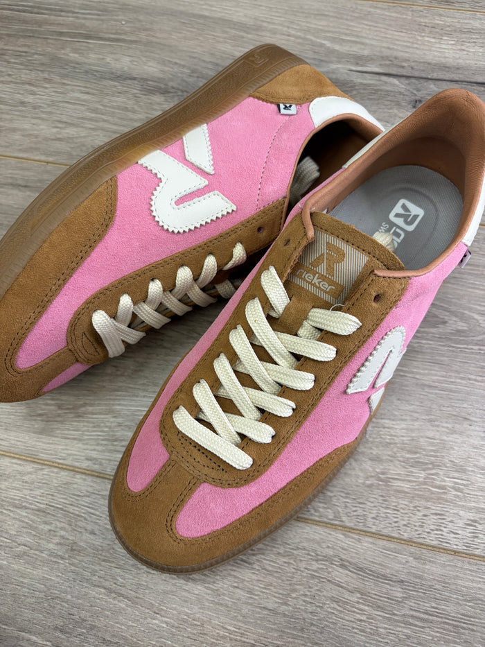 Rieker - Pink/Tan Trainer