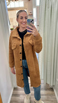 Sherpa Camel Shacket