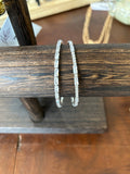 Silver + Crystal Bracelet
