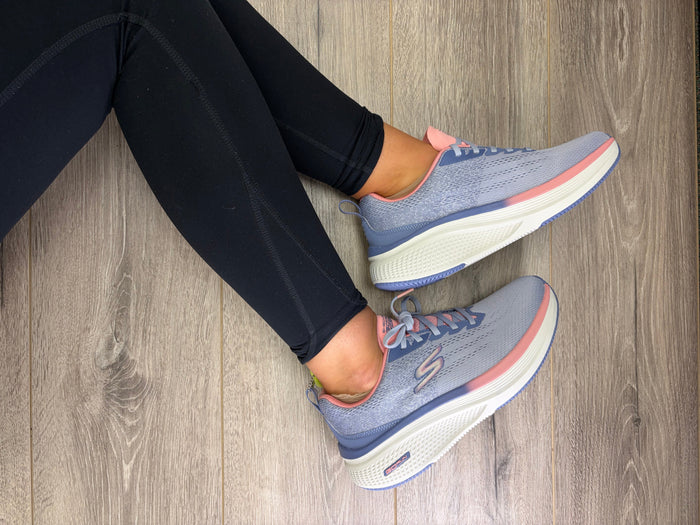 Skechers - GO RUN - Blue/Pink Trainer