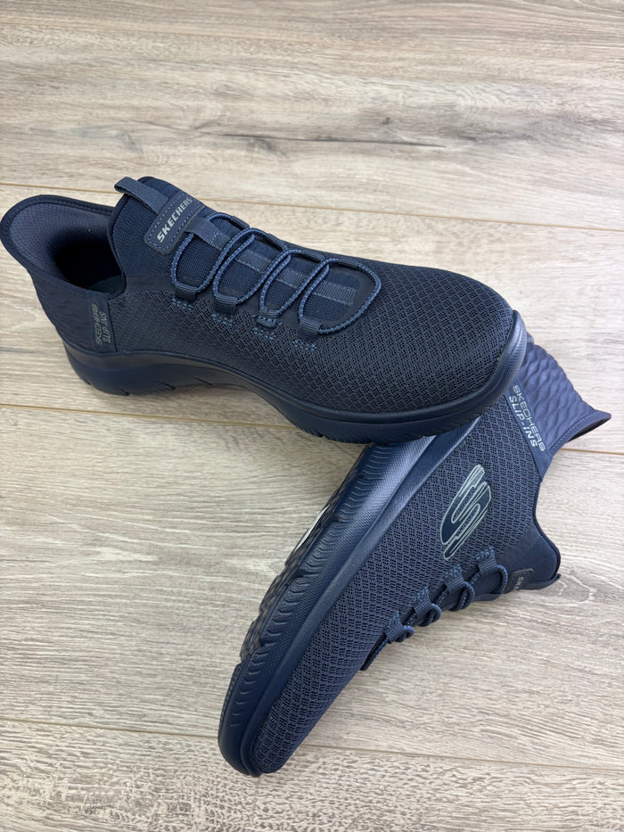 Skechers - Navy Slip-in Trainer