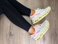 Skechers - White Mix Slip-In Trainer