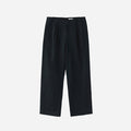 SLOB TWILL 2 PLEAT PANTS - DARK NAVY