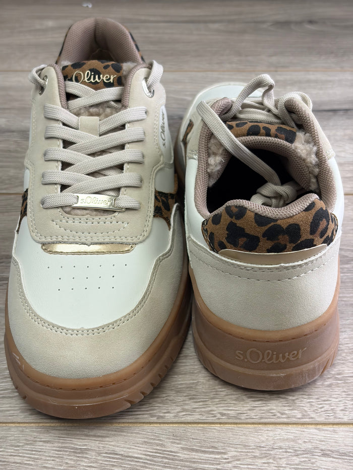 SOliver - Beige Multi Trainer