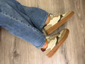 SOliver - Beige/Burgundy Trainer