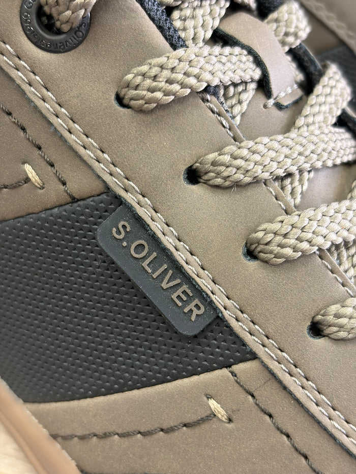 s.Oliver - Black/Beige Trainer
