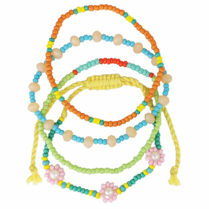 Spring Softness Beaded Bracelet Set