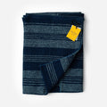 STRIPED BEACH MATT - NAVY
