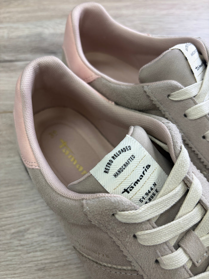 Tamaris - Grey/Pink Trainer