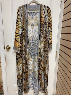 Tiger Kimono coverup
