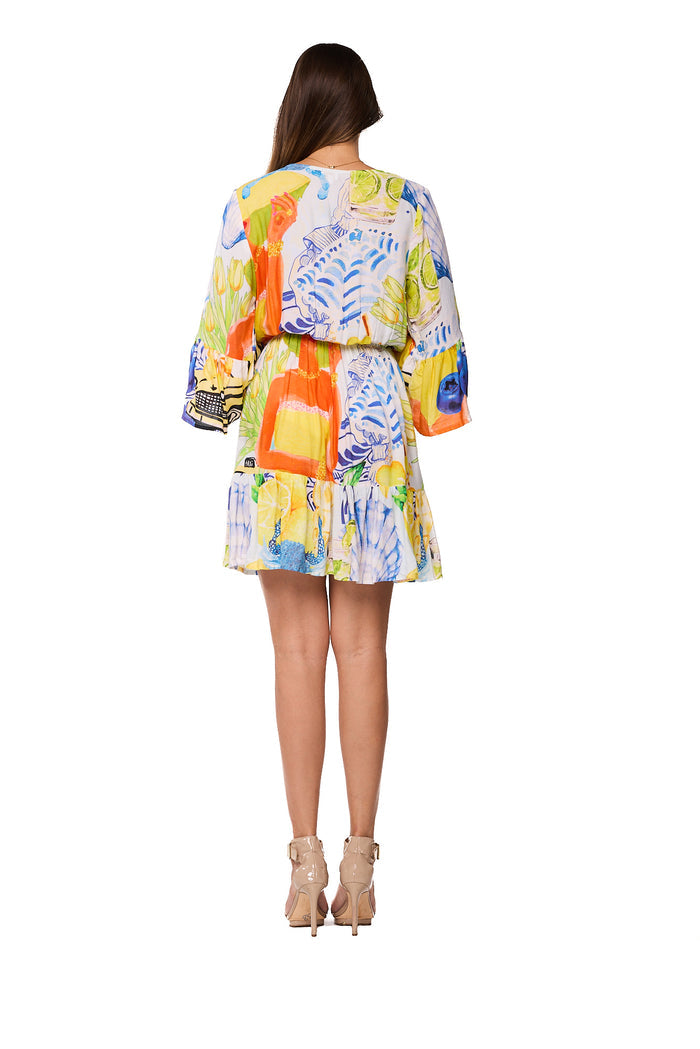 Tropical Island Resort Dress -AKC-31812