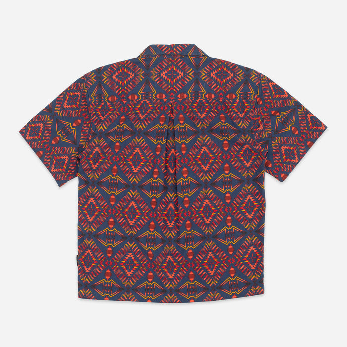 TWO POCKET CAMP SHIRT - THUNDER EARTHQUAKE NAVY