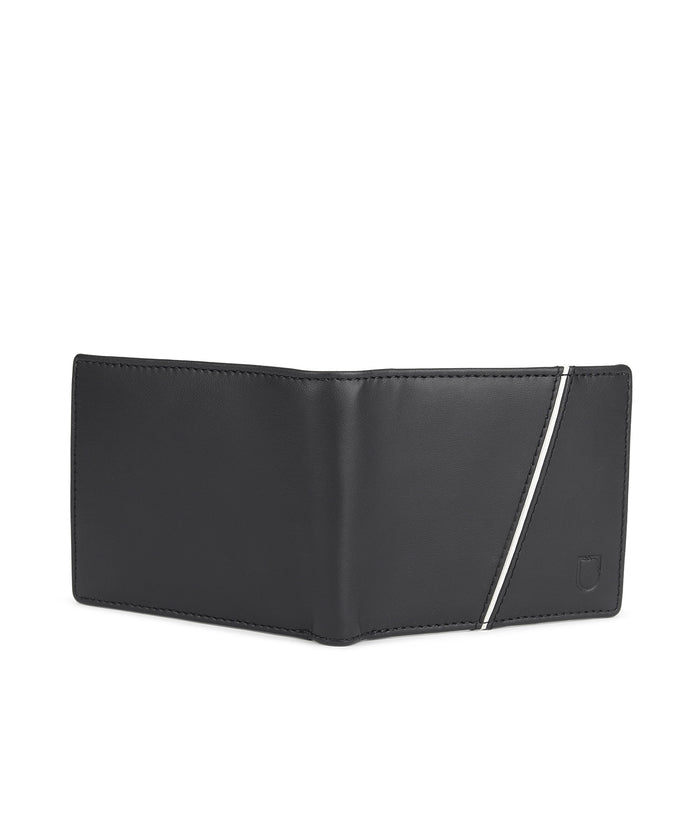 Urbano Fashion Men's Black Casual, Formal Leather Wallet-3 Card Slots