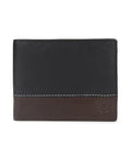 Urbano Fashion Men's Casual, Formal Black Genuine Leather Wallet -12 Card Slots
