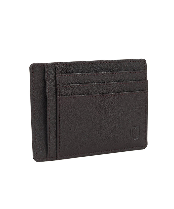 Urbano Fashion Men's Casual, Formal Brown Genuine Leather Wallet-5 Card Slots