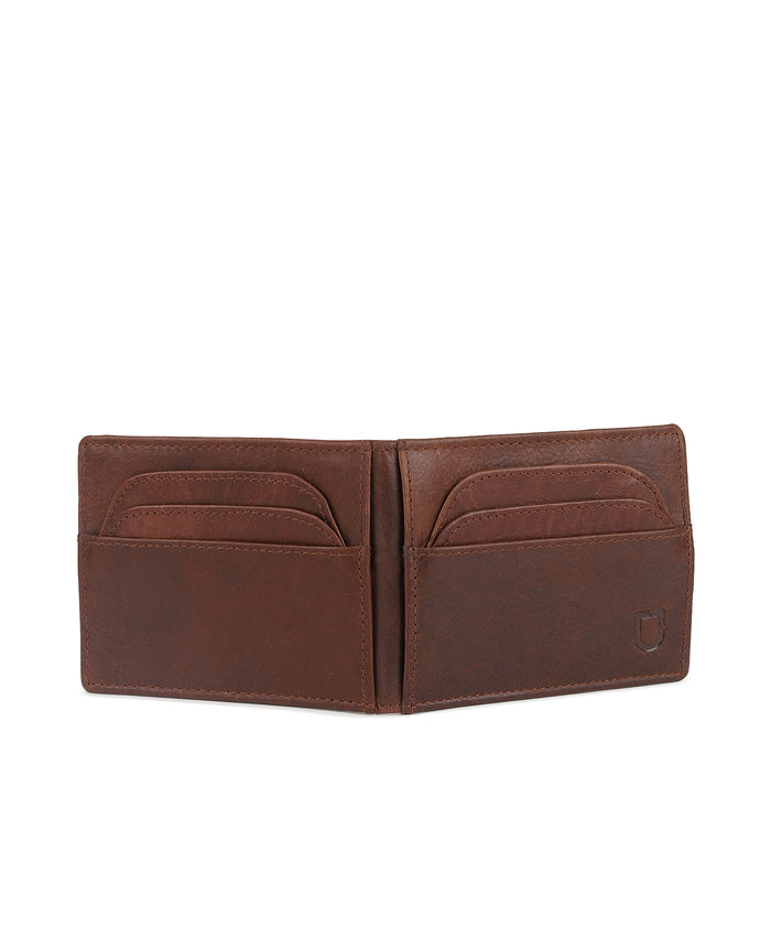 Urbano Fashion Men's Casual, Formal Brown Genuine Leather Wallet-6 Card Slots