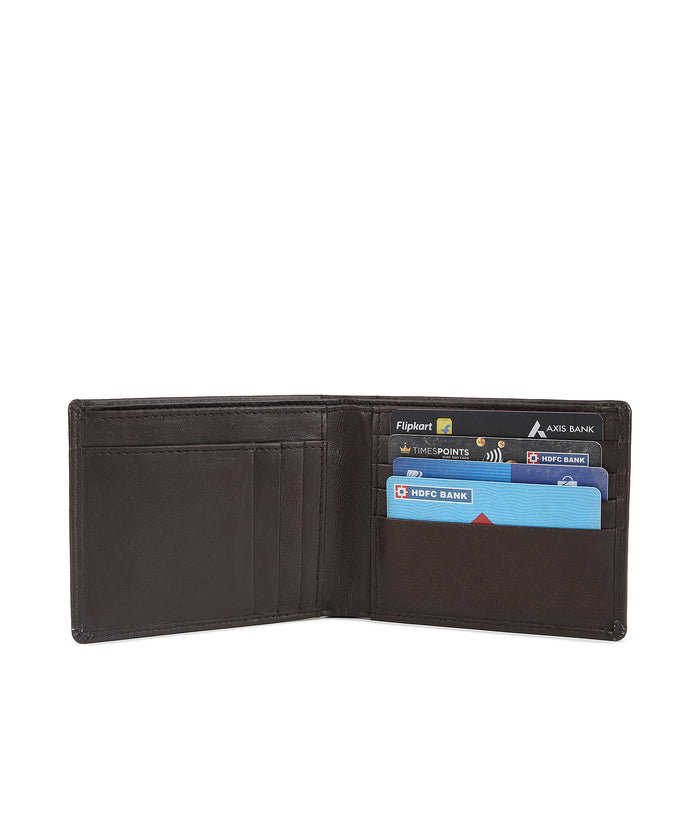 Urbano Fashion Men's Casual, Formal Brown Genuine Leather Wallet-8 Card Slots