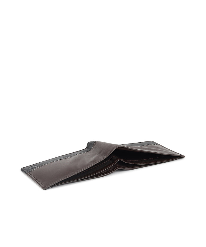 Urbano Fashion Men's Casual, Formal Tan, Black Genuine Leather Wallet-12 Card Slots