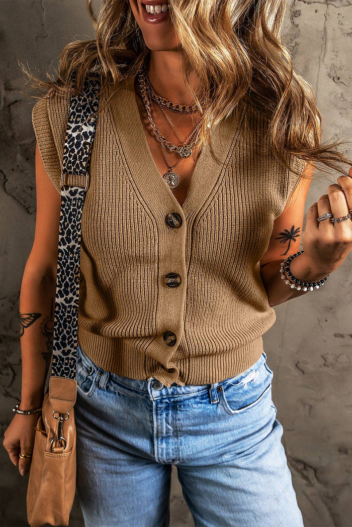 V Neck Sweater Vest