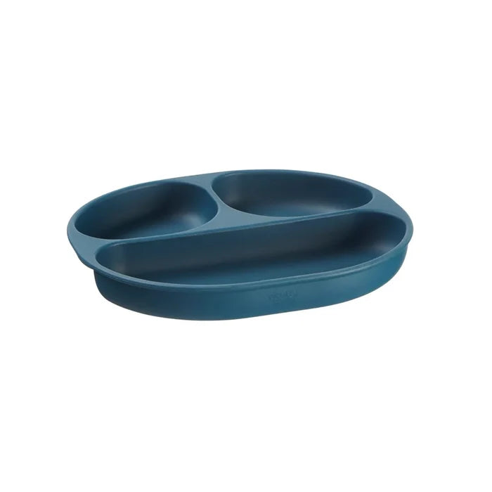 Vital Baby Nourish Silicone Suction Plate - Moody Blue - ebebek - Black Friday