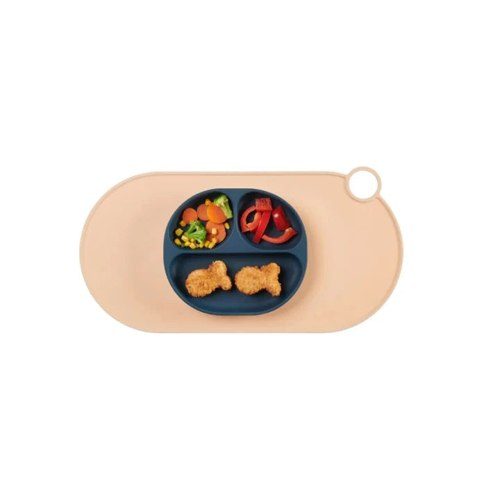 Vital Baby Nourish Silicone Suction Plate - Moody Blue - ebebek - Black Friday