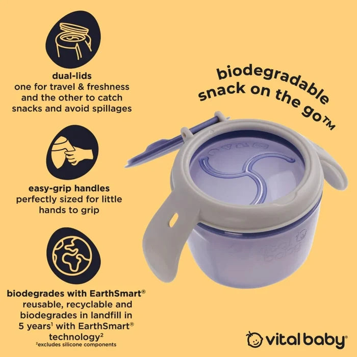 Vital Baby Nourish Snack On the Go - Natural Moss - Vital Baby - ebebek