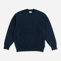 WAVE CREW PULLOVER SWEATER - NAVY