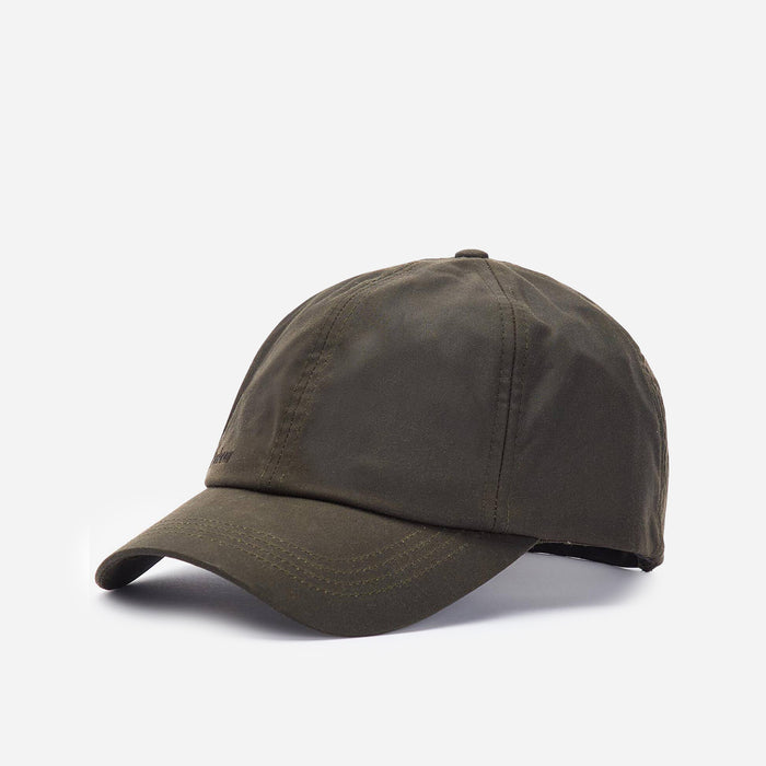 WAXED SPORTS CAP - OLIVE