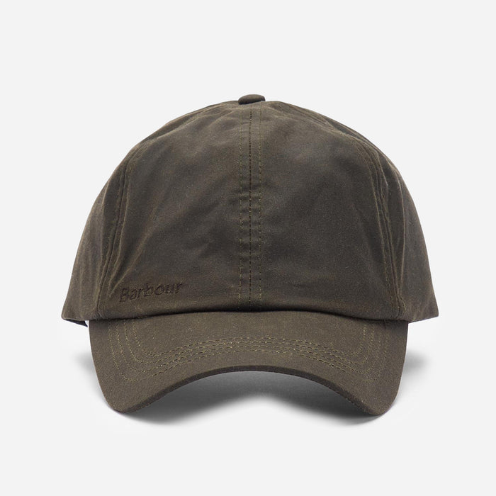 WAXED SPORTS CAP - OLIVE