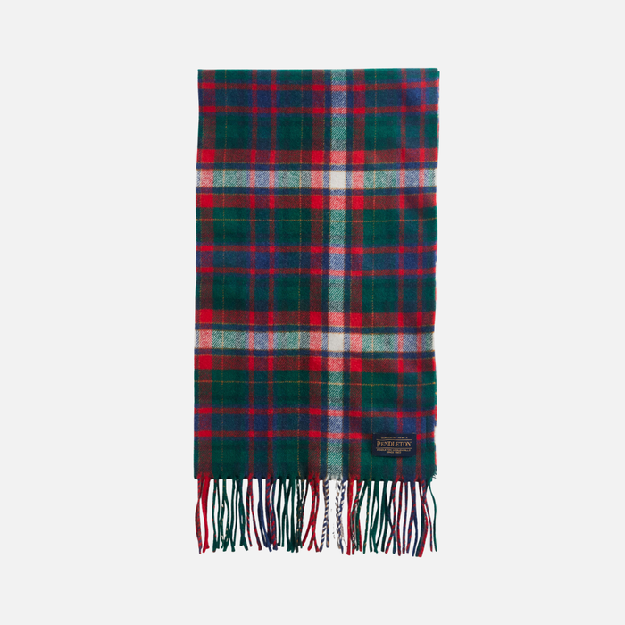 WHISPER MUFFLER - LAUREL GREEN/RED