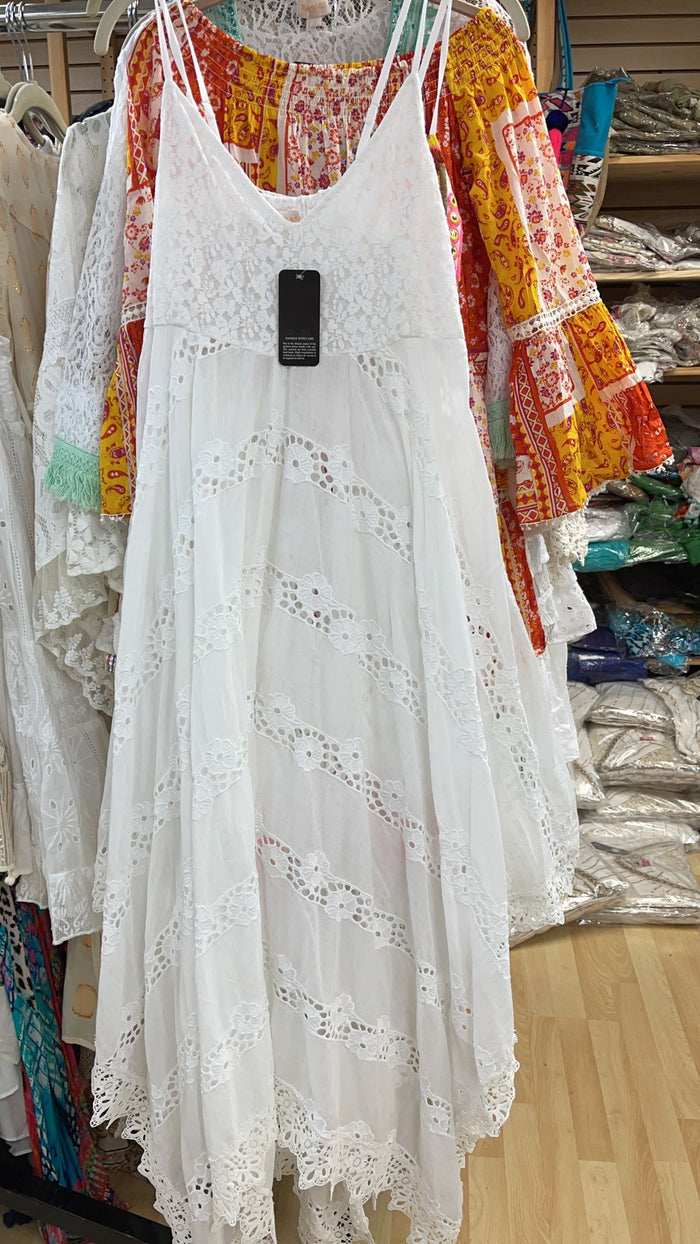 White long dress