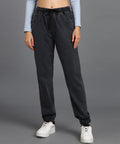Women's Grey Regular Fit Washed Jogger Jeans