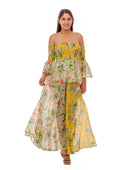Yellow set ( palazzo pants and top) 1347